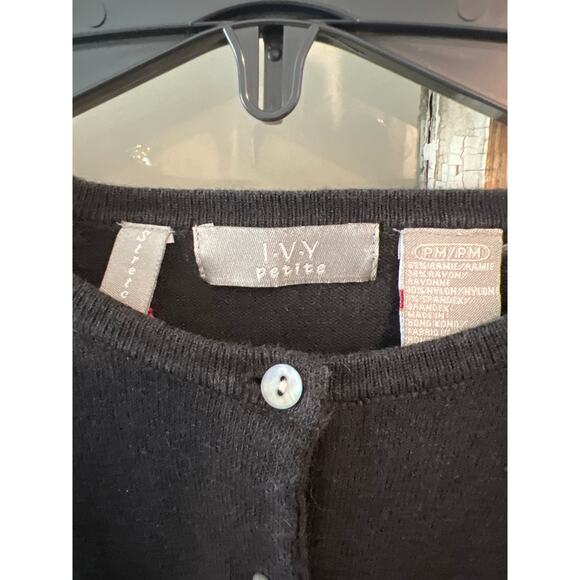 IVY petite medium PM cardigan sweater with embroidery - Picture 3 of 4